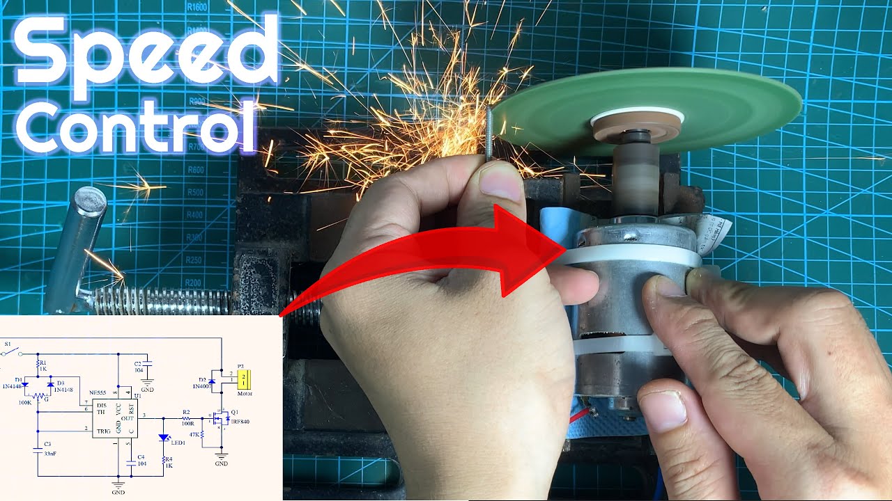 How To Make Motor Speed Control Circuit | Using NE555 | PWM | Step By Step