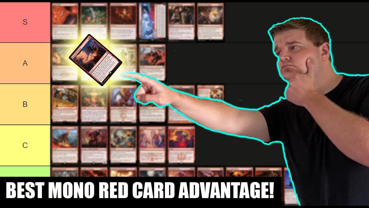 Best Mono Red Card Draw in Commander | TIER LIST of Red Card Advantage