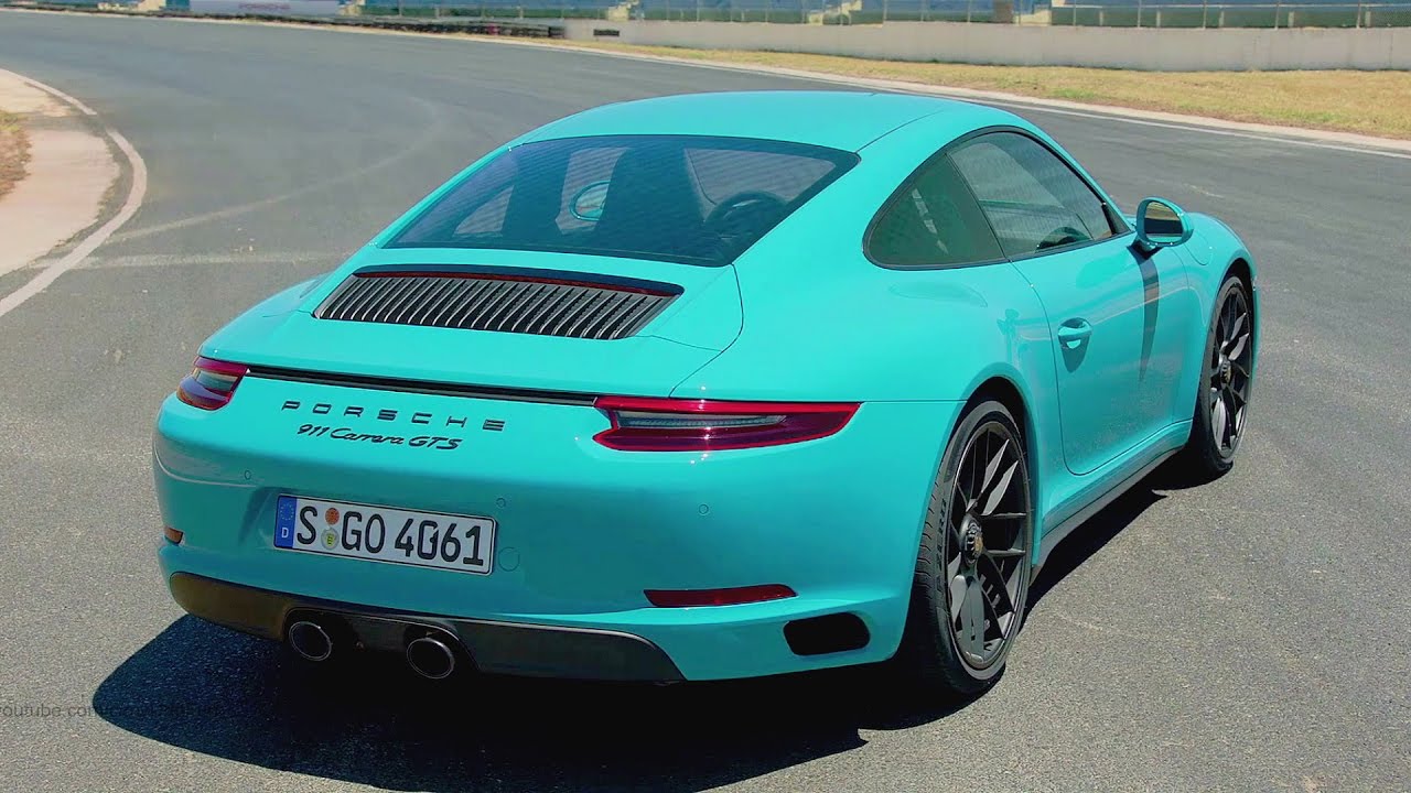 Porsche 911 Carrera GTS Miami Blue - Ultimate Sports Car 450 hp