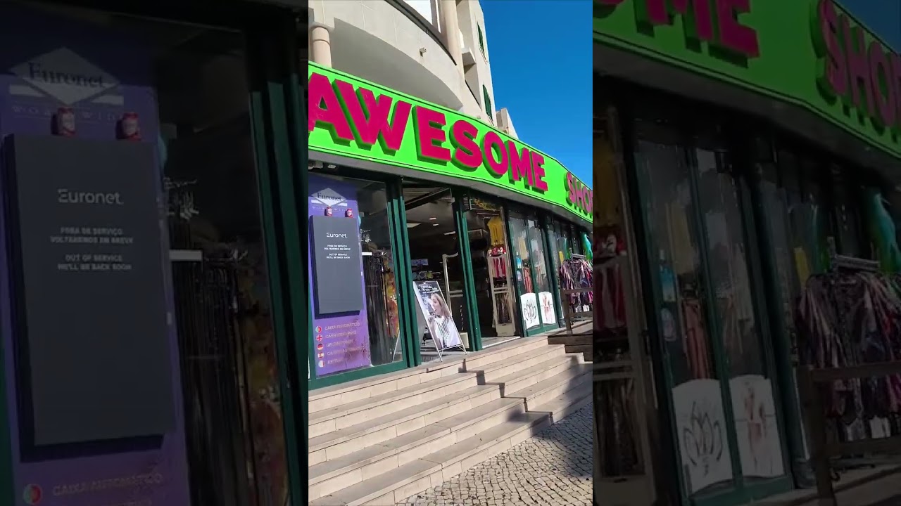Walk along the Albufeira strip, Nov 19th around 12.30