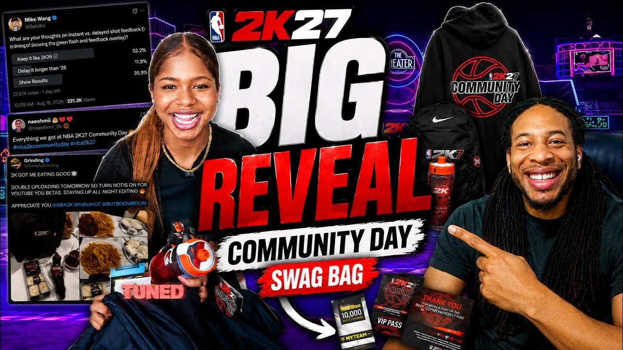 NBA 2K27 Community Day BIG REVEAL! Swag Bags, HATERS gonna HATE