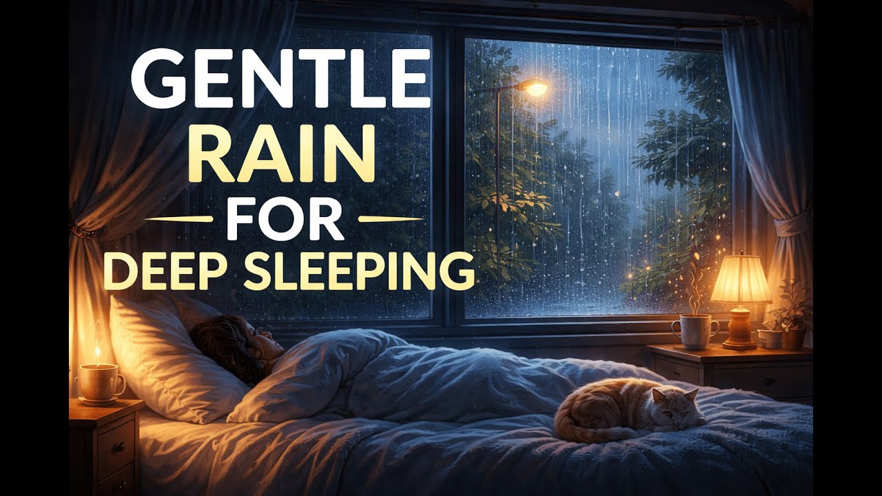 Deep Sleep Rain Sounds ASMR– No Thunder, No Music