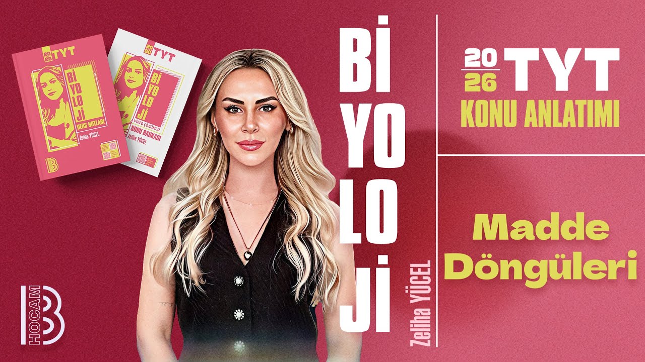 29) TYT Biyoloji - Madde Döngüleri - Zeliha Yücel - 2026