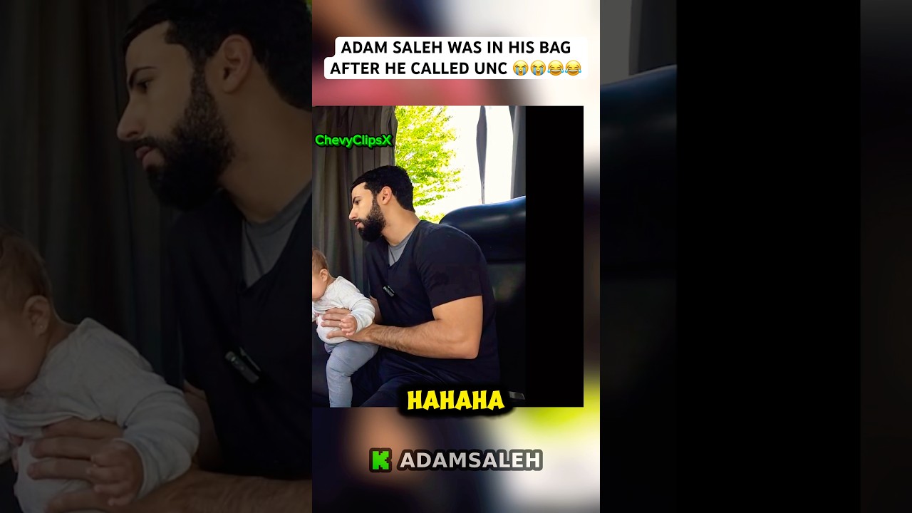 ADAM SALEH WAS IN HIS BAG AFTER HE CALLED UNC 😭😭😂😂