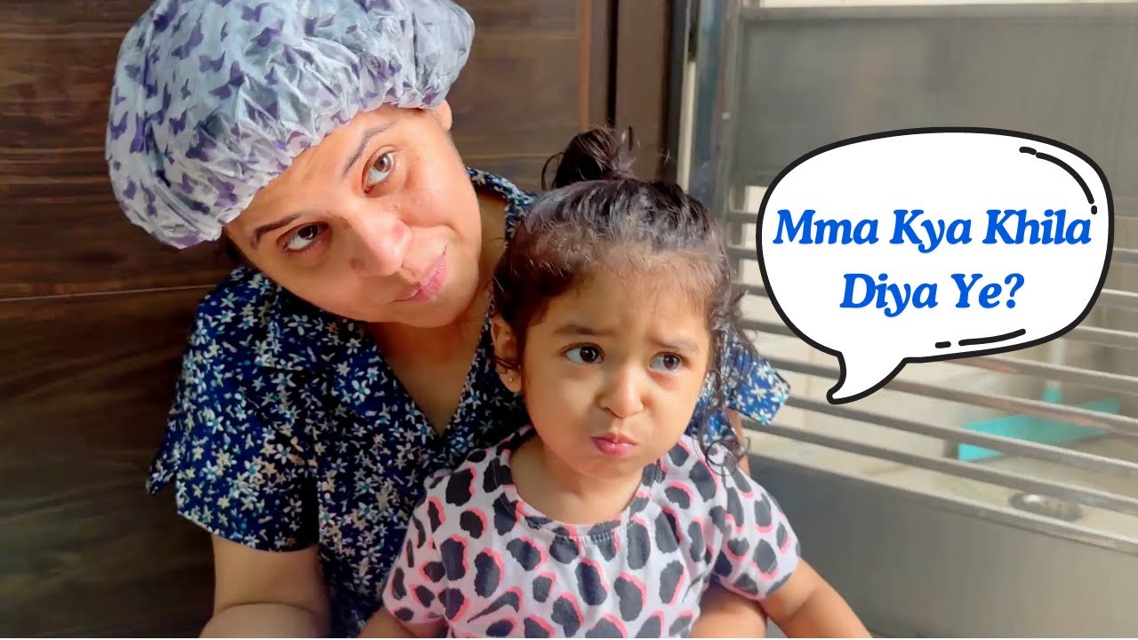 Bacho Ko Khaana Khilaane Ki Ninja Technique  😂😂 | Vlog With Mansi | Vlog #133