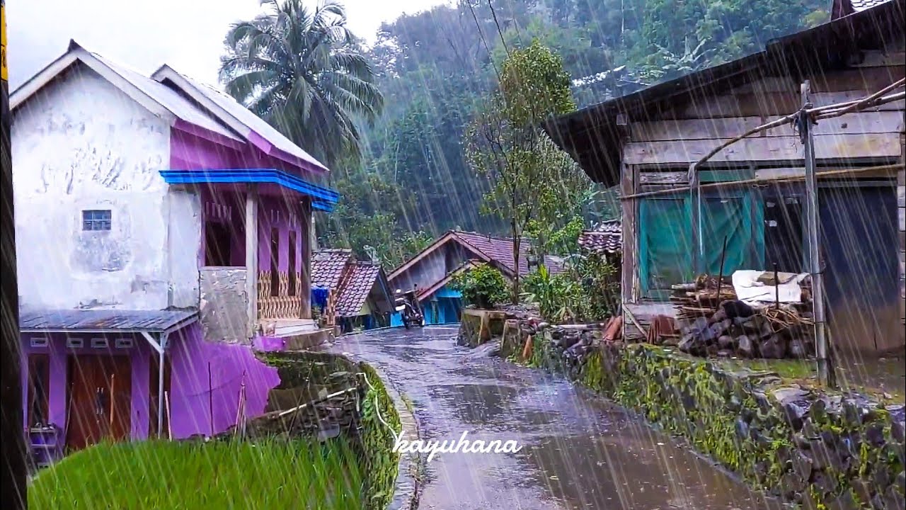 Exploring Rural Beauty: Rainy Day Village Wanderlust