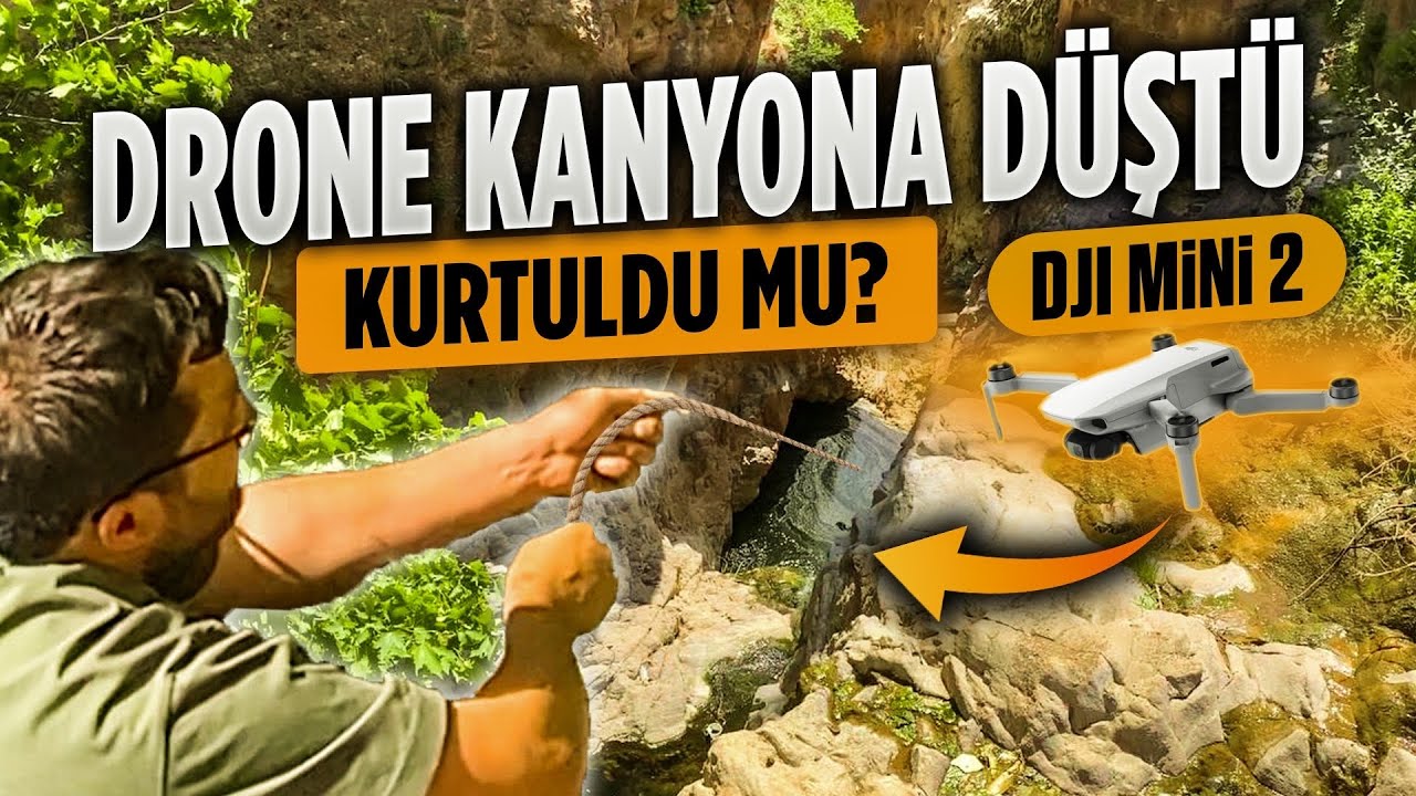 Dji Mini 2 Drone Kanyona Düştü. Kurtarabildik mi ? ( Olaylı Fpv Freesytle Uçuş Denemesi )