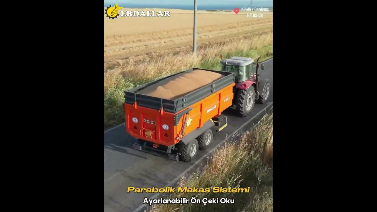 Havuz Kasa Römork Buğday Hasadı