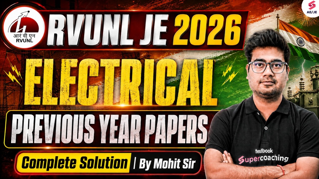 RVUNL JE Electrical Previous Year Paper | RSEB JE PYQ Electrical | RVUNL JE Electrical by Mohit Sir
