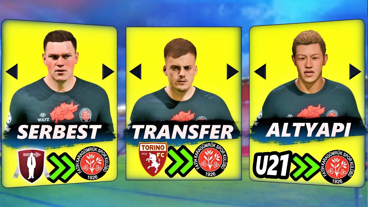 HER SEZON 1 SERBEST 1 ALTYAPI 1 TRANSFER REBUILD // KARAGÜMRÜK // FC 24 KARİYER MODU