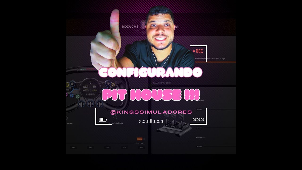 Como Usar o App Pithouse da Moza Racing - Tutorial Completo!