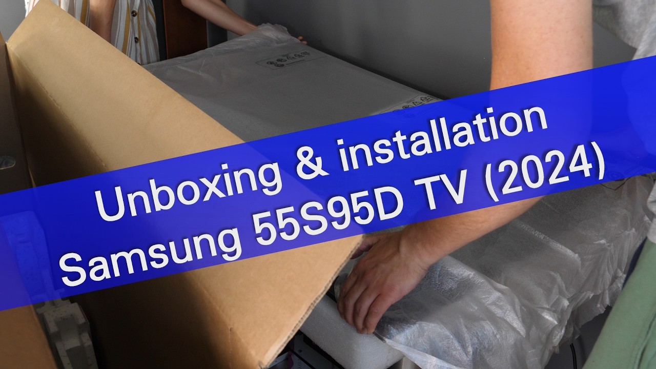 Лучший OLED-телевизор Samsung 2024 года: распаковка и установка