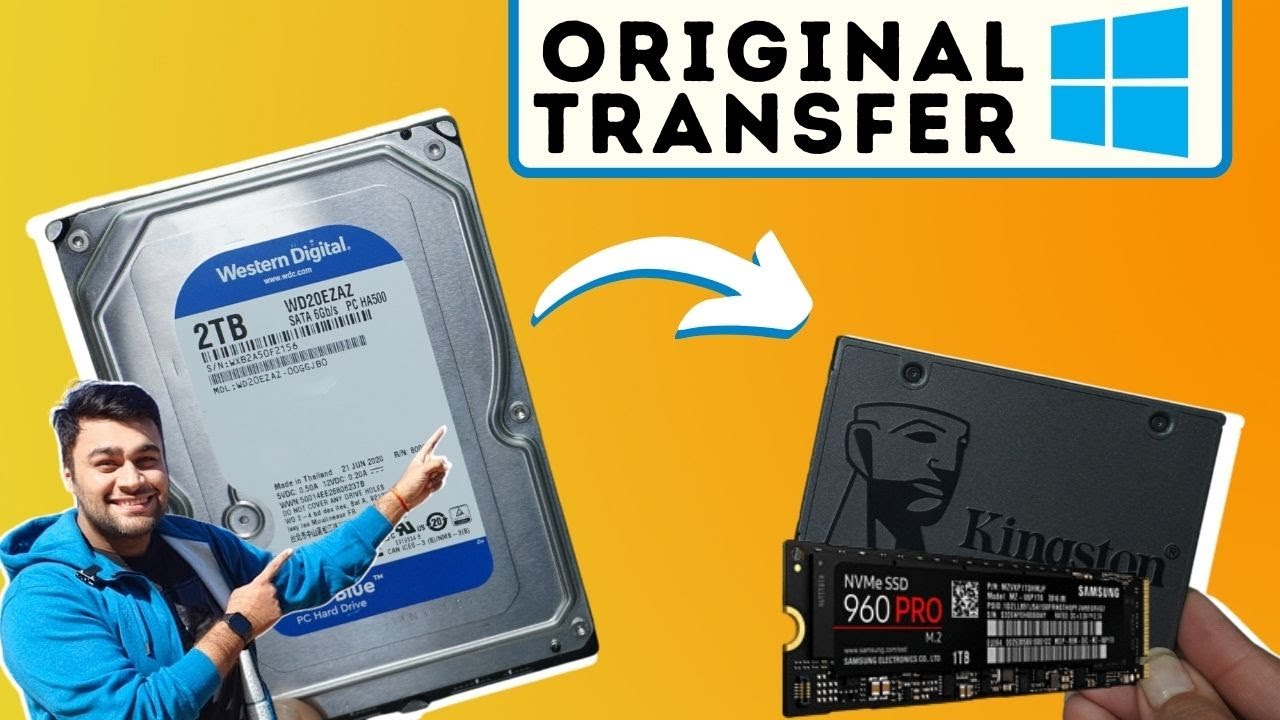 Transfer Your Original Windows HDD To SSD in Laptop or Desktop Without Losing Data !