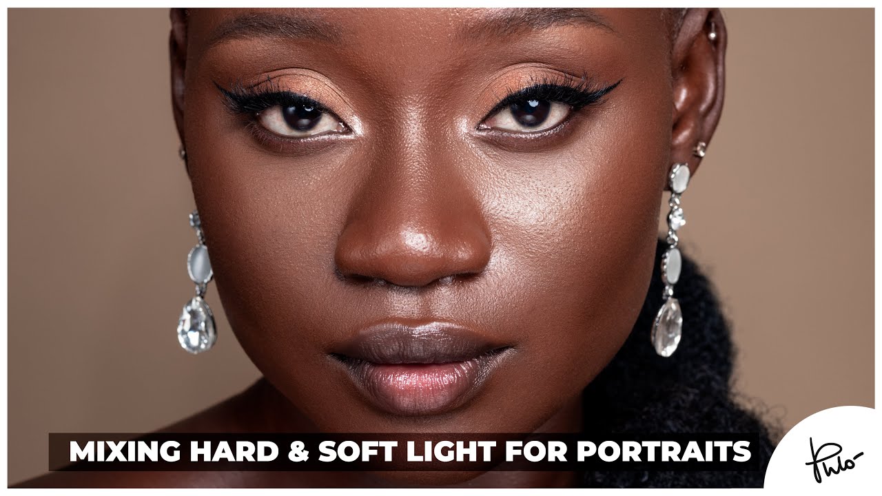2 LIGHT STUDIO PORTRAITS behind the scenes | Mixing hard and soft light for portraits | Canon 5d 4