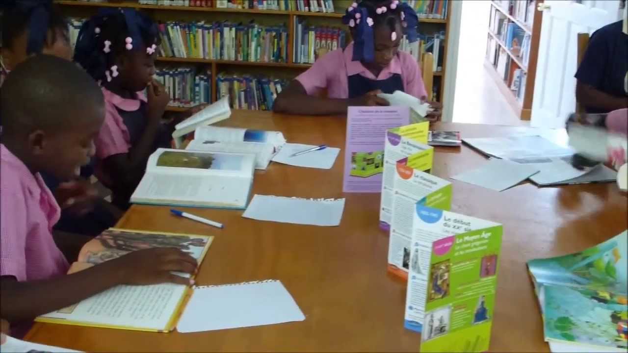 Biblioth&egrave;que de l'&eacute;cole des Orangers, Ha&iuml;ti