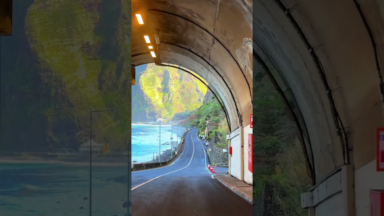 POV: YOU FOUND THE FAMOUS TUNNEL IN MADEIRA! #madeiraisland #madeira