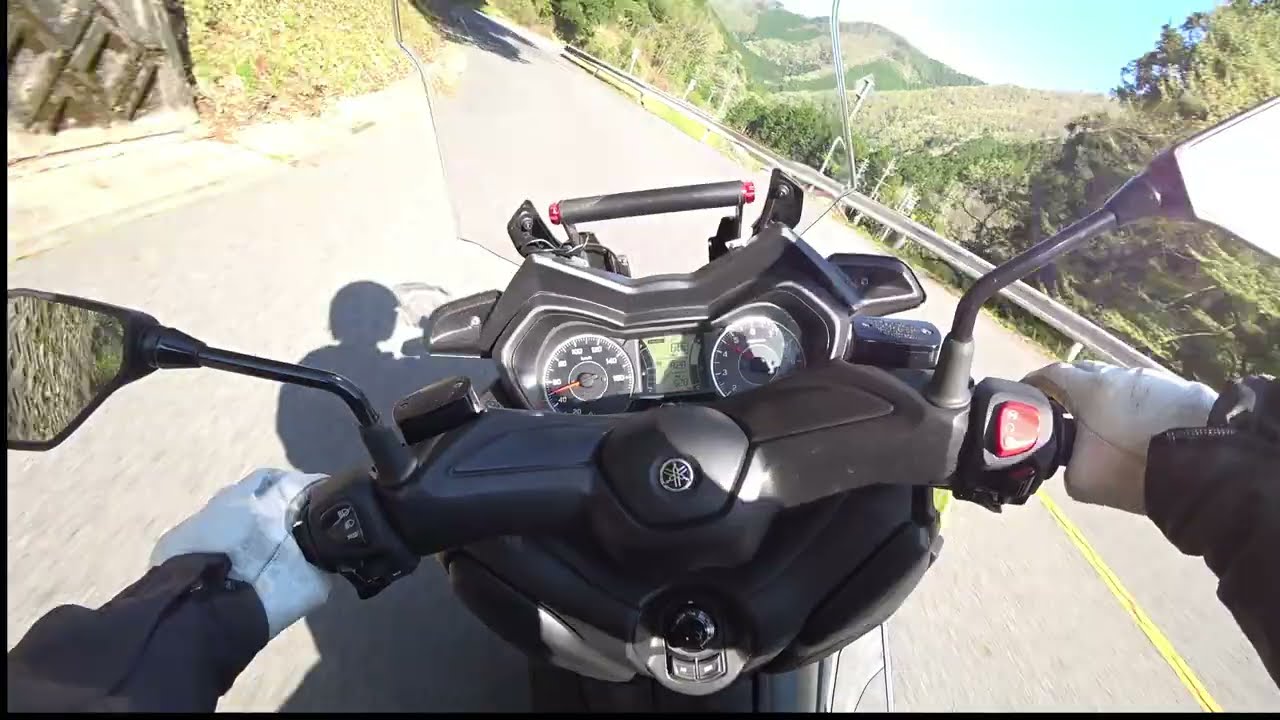 さかなのバイクインプレ　ＸＭＡＸ＃５　峠インプレ＿モザ