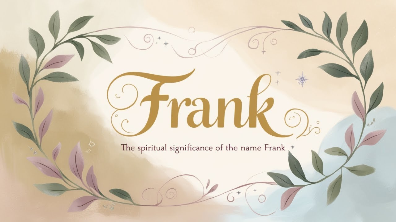 The Spiritual Meaning of the Name Frank: Freedom, Honesty, and Leadership