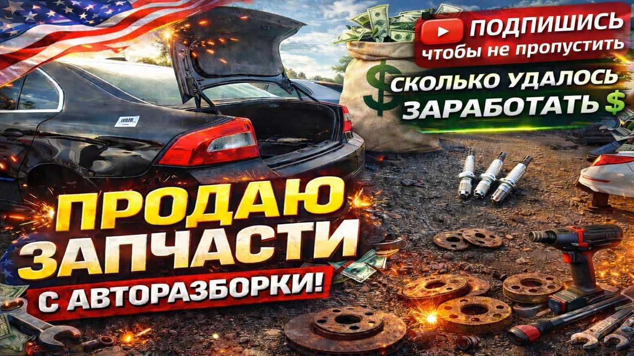 Авторазборка  США, нашел крутой автодом, нашел любимые усилители звука,запчасти почти даром #9