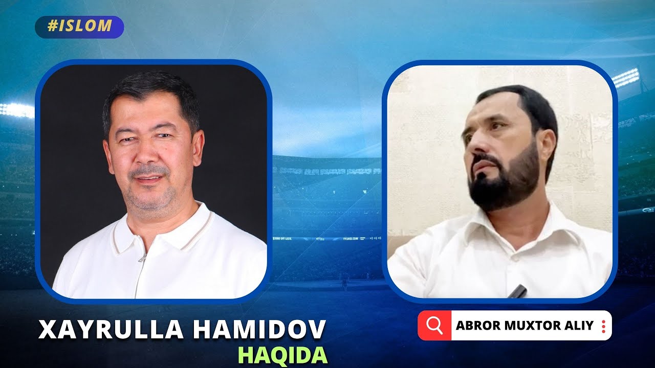 #SUHBAT • Xayrulla Hamidov va Murod Nazarov haqida © Abror Muxtor Aliy @abrormuxtoraliy.official
