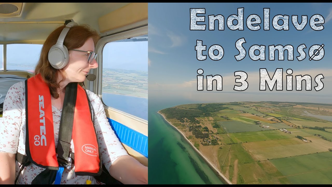 InLoveWithFlight Express - Endelave to Samsø in 3 Minutes!