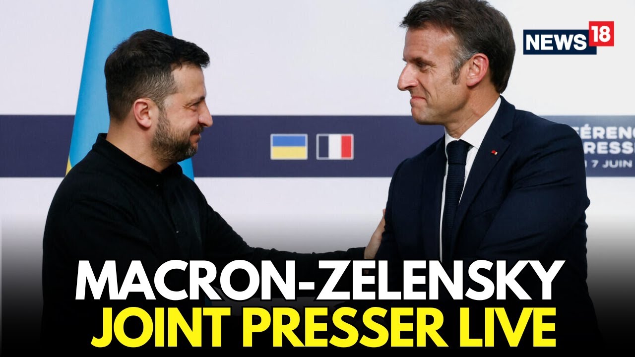 LIVE | Macron Welcomes Zelenskyy at &Eacute;lys&eacute;e Palace | Key France&ndash;Ukraine Meeting in Paris | N18G