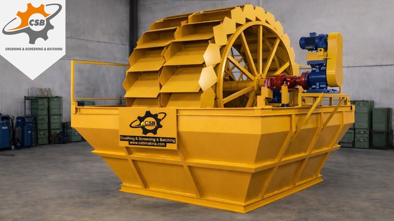 CSB KOVALI YIKAYICI ( Bucket Wheel Sand Washer ) #crusher #screen #machine