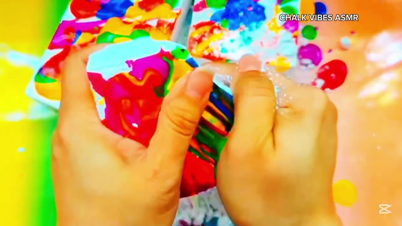 CHALK ASMR ODDLY SATISFYING 