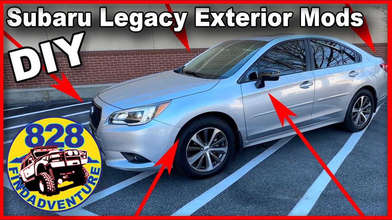 Subaru Legacy exterior mods, DIY depending on skill level