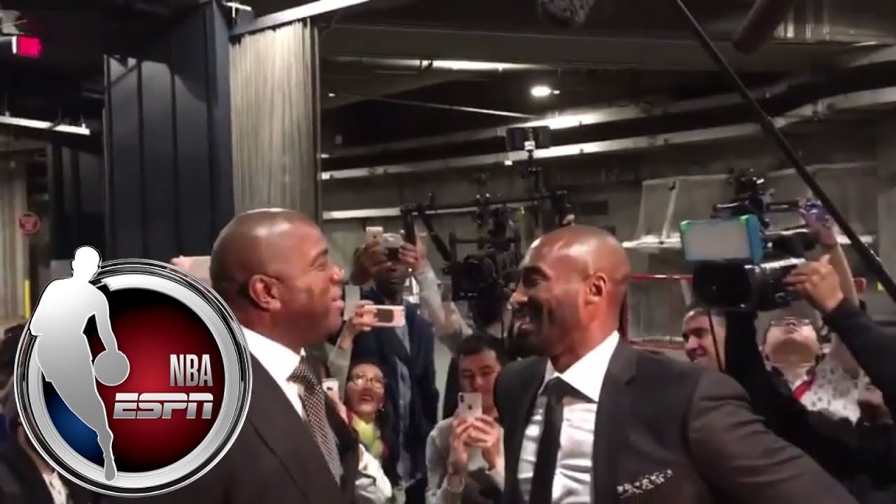 Kobe Bryant and family arrive for Lakers jersey retirement ceremony | ESPN
