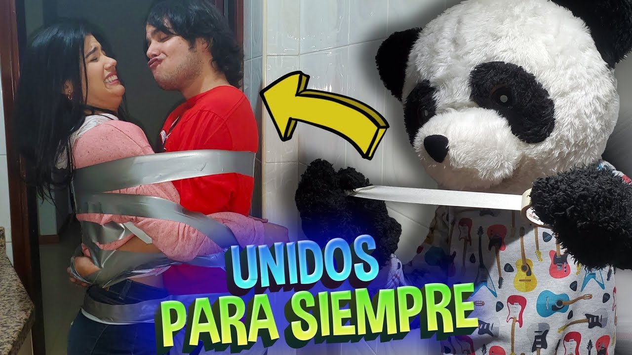 UNÍ A YOLO Y MARIANA con CINTA ADHESIVA por 24 HORAS !!