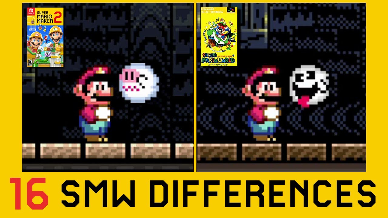 16 Differences Between Super Mario World and Super Mario Maker 2 (Part 2)