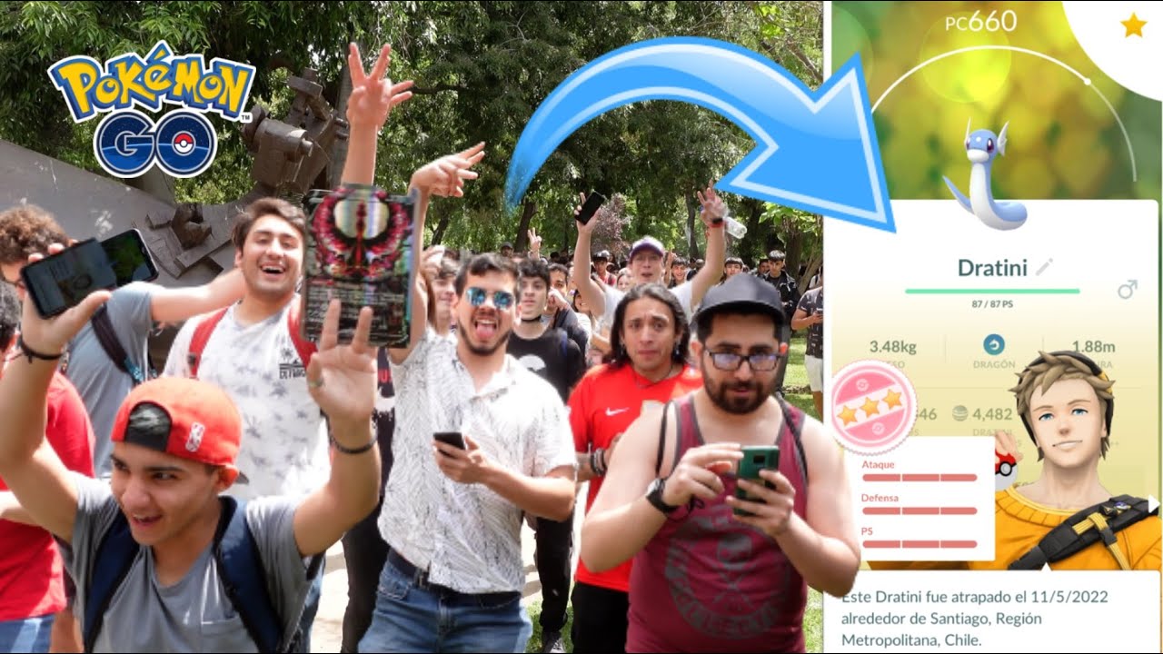 ¡NO VEÍA ALGO ASÍ DESDE EL 2016!¡LA LOCURA EN EL DÍA DE LA COMUNIDAD DE DRATINI-POKÉMON GO