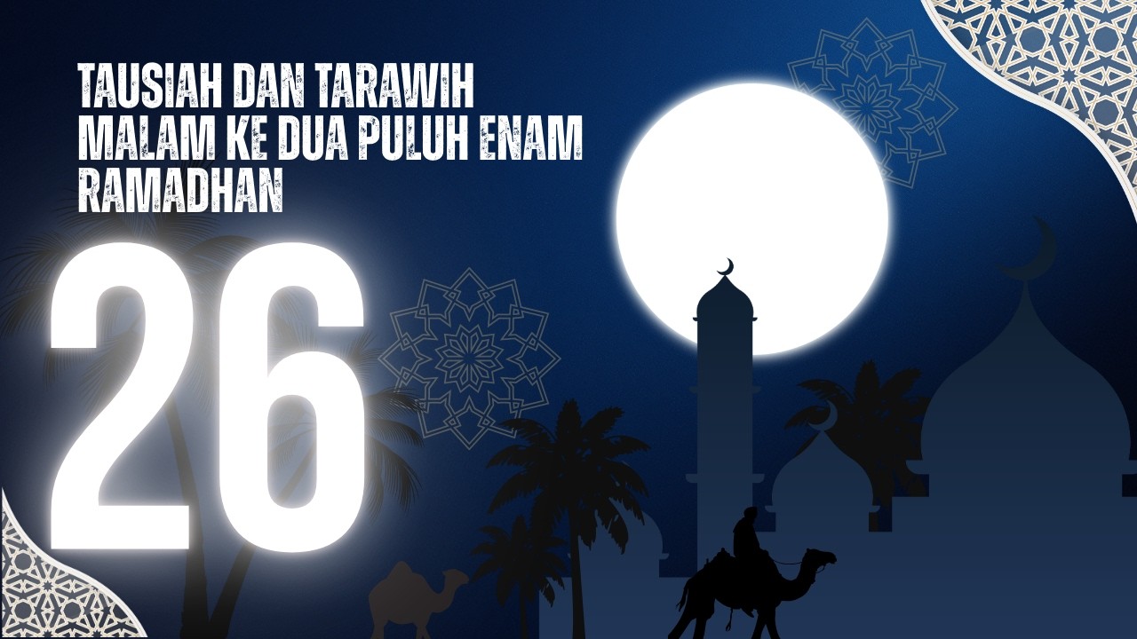 LIVE Khutbah dan Tarawih Masjid Daarut Tauhiid Malam ke 26 1447H