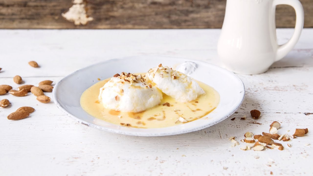 Foodbarn - &Icirc;le flottante auf Vanillecreme