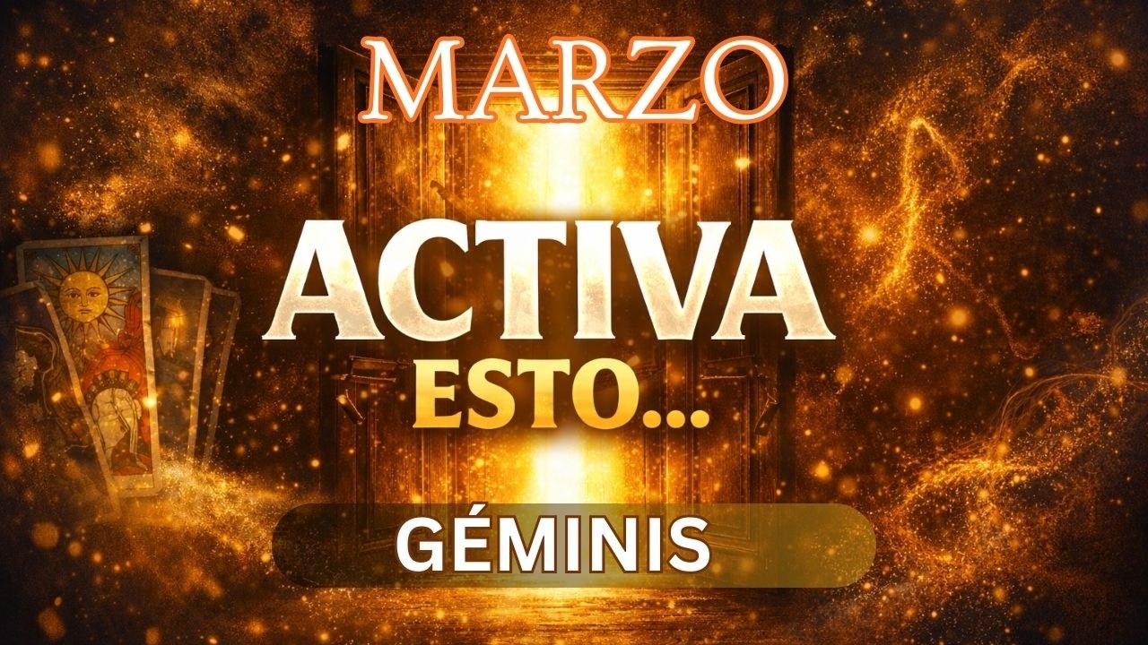 ♊G&Eacute;MINIS - MARZO activa esto&hellip; y no lo est&aacute;s viendo - Tarot Tortuga🐢