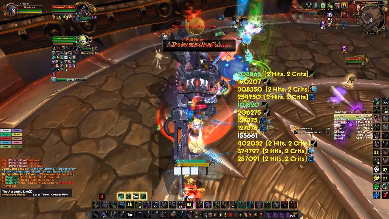 Mop 5.4.8 Siegecrafter 10 Hc Sawblade bug Combat  rogue