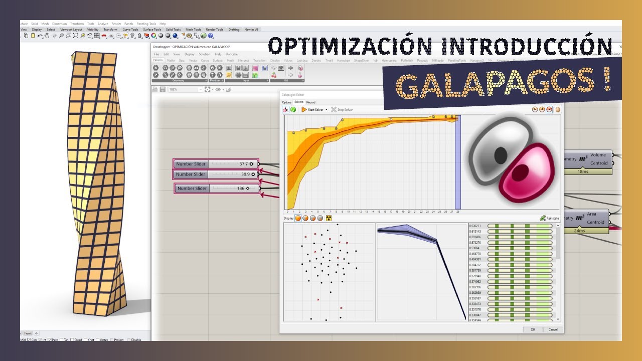 Introducción a los Algoritmos Genéticos con Galapagos y Grasshopper