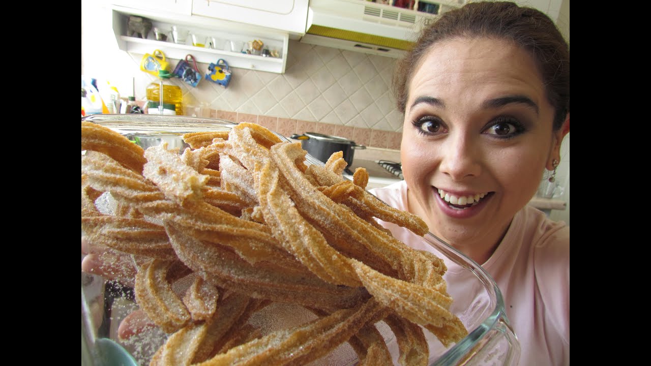 Como hacer CHURROS CASEROS/Marisolpink
