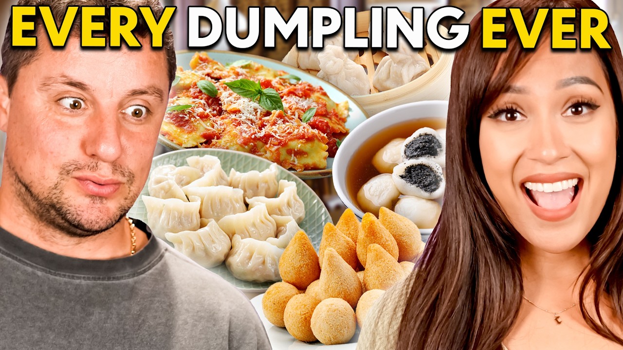 Trying & Rating Dumplings From Around The World!