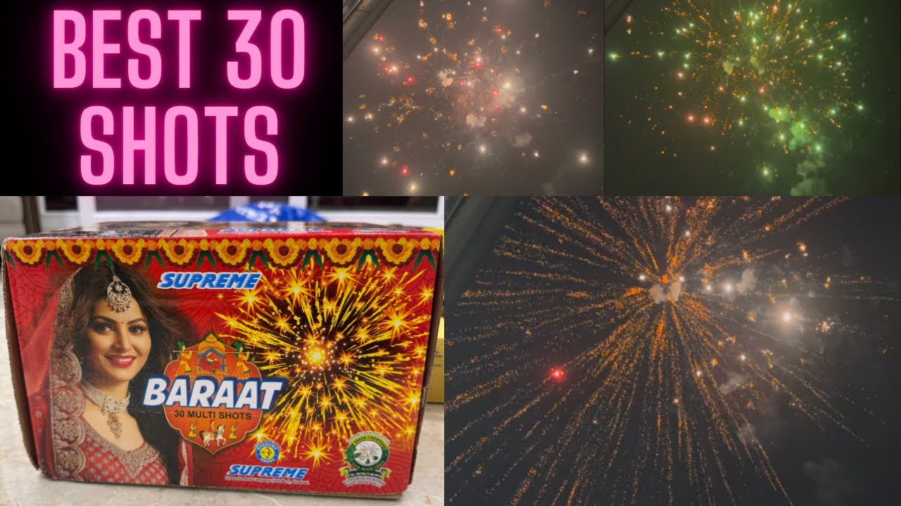 Supreme Fireworks 30Shots-Repeater Skyshot Cracker Testing 2025 #crackers #fireworks #diwali  