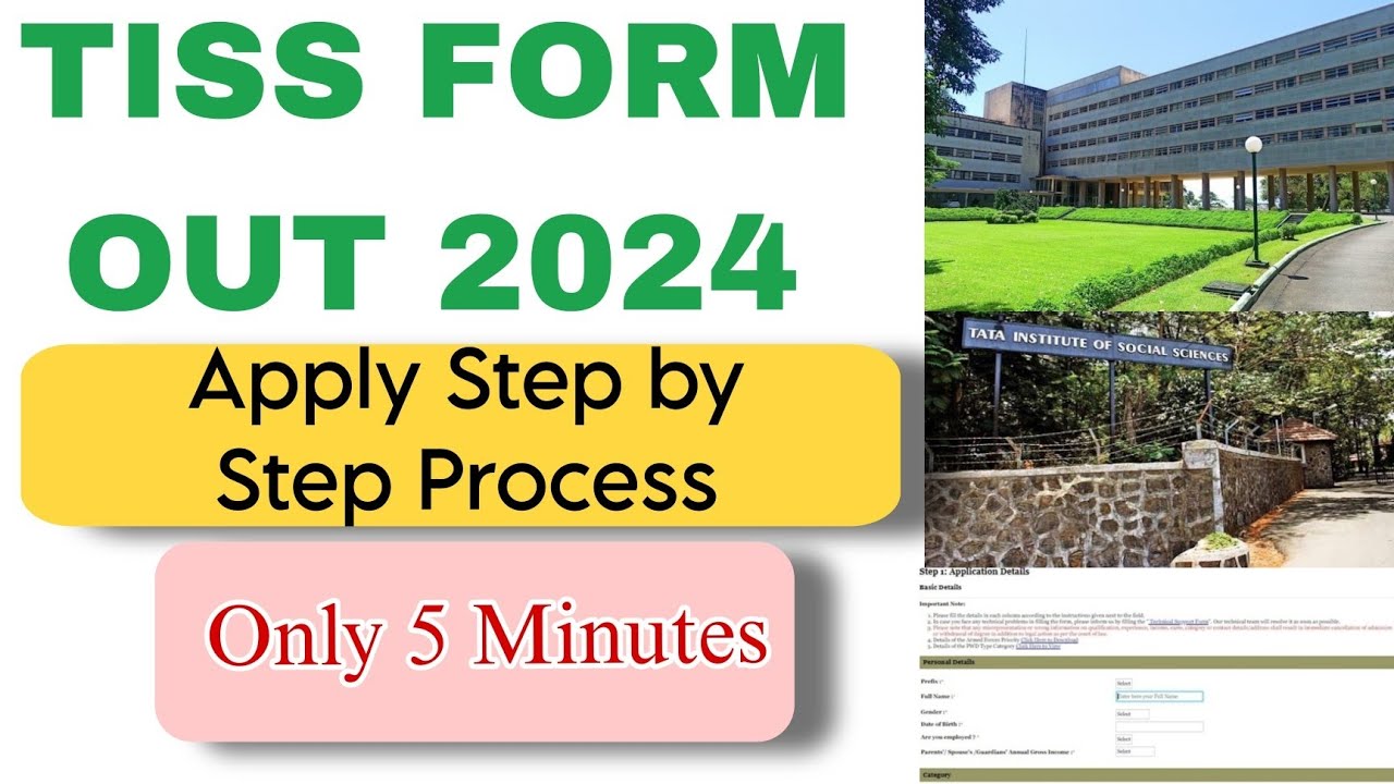 Tiss Mumbai Form filling || Step by step process || Tiss Cat Pg 2024 @rkcybernest