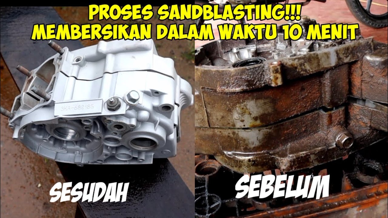 PROSES SANDBLASTING MODAL TABUNG GAS 12 KG