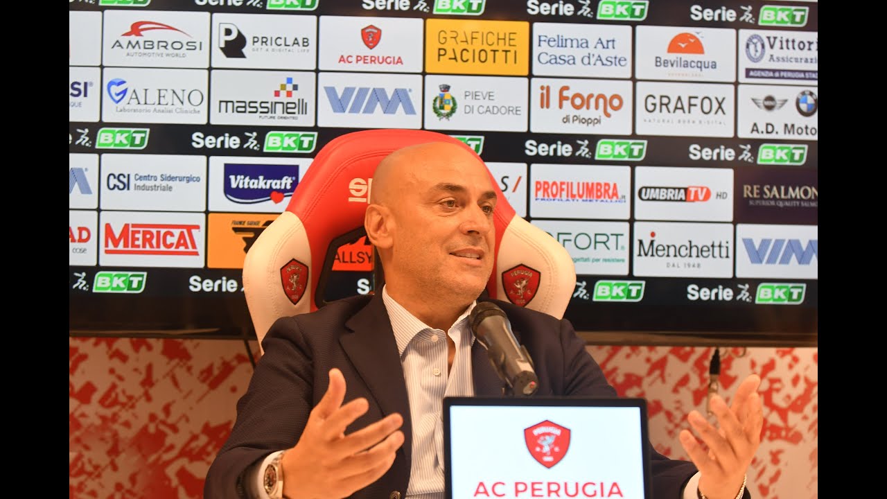 CONFERENZA STAMPA DIRETTORE SPORTIVO MARCO GIANNITTI