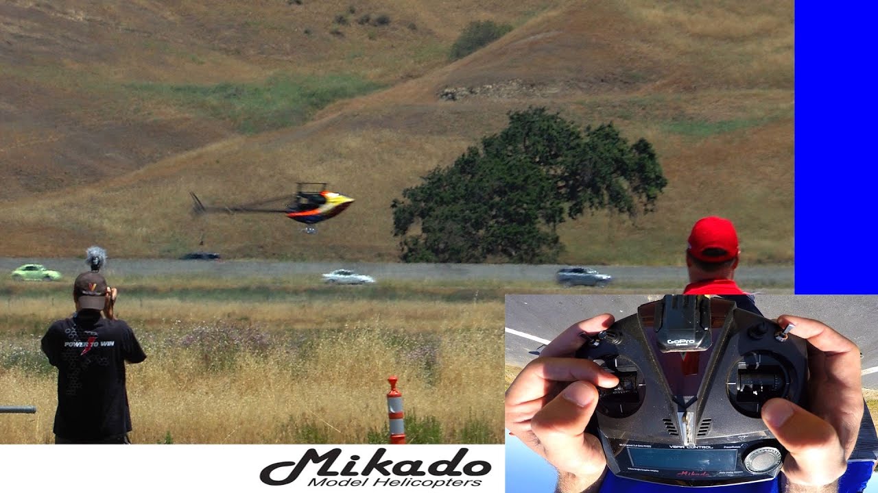 Jesse Cavros flying the Mikado Logo 700 Xxtreme Helicopter
