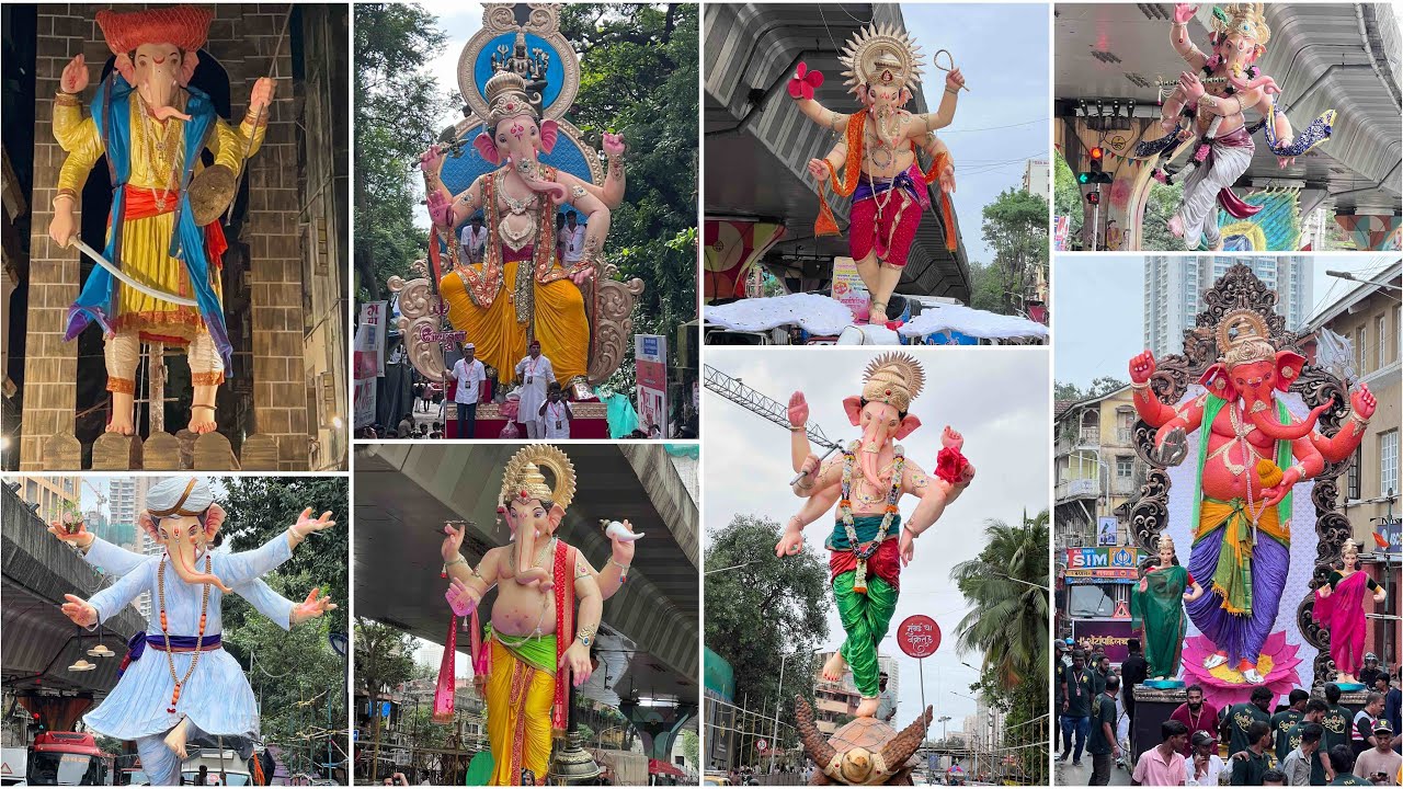 Mumbai's Biggest Ganpati Maha Aagman Sohala 2025 | 30 IN 1😱 | Mumbai Ganpati Aagman 2025