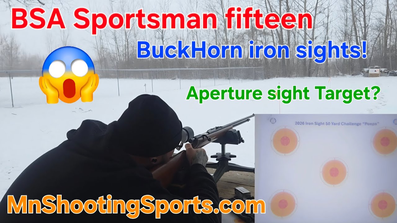 Винтажная винтовка BSA Sportsman Fifteen! Задание «Вернем открытым прицелам былую славу»! @MnShoo...
