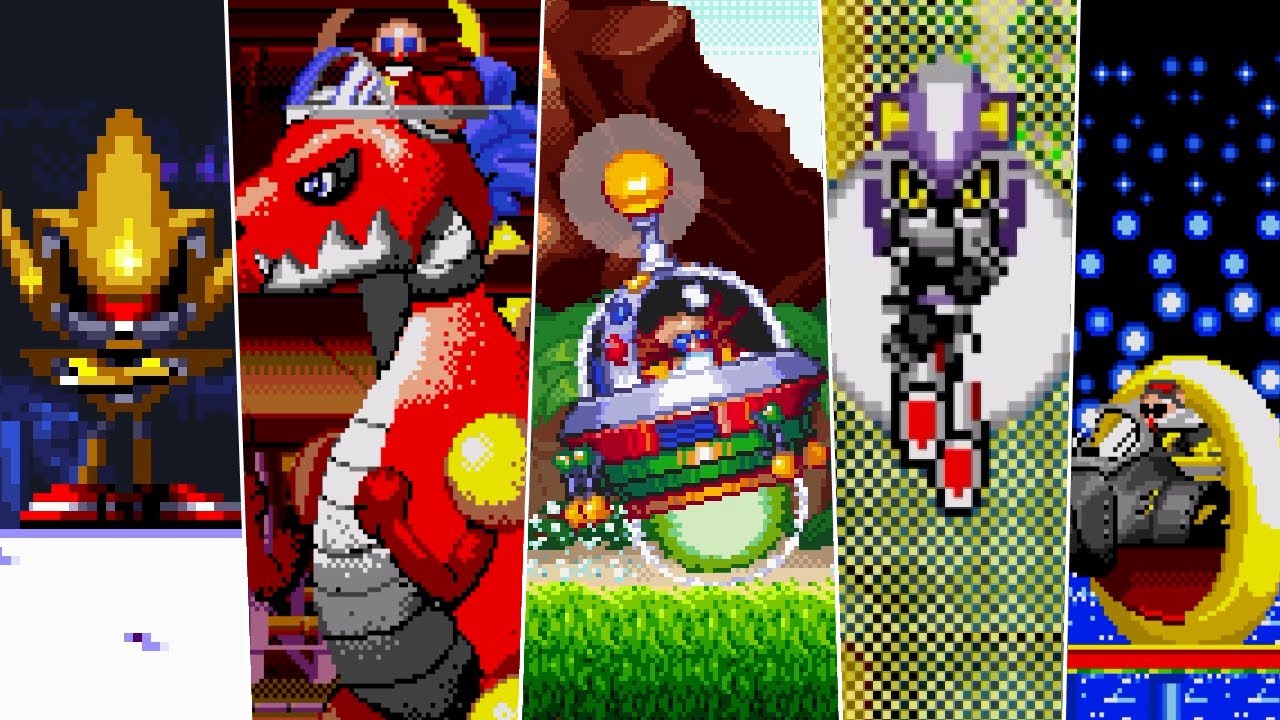10 AMAZING BOSSES in Sonic Fan Games & Sonic hacks!