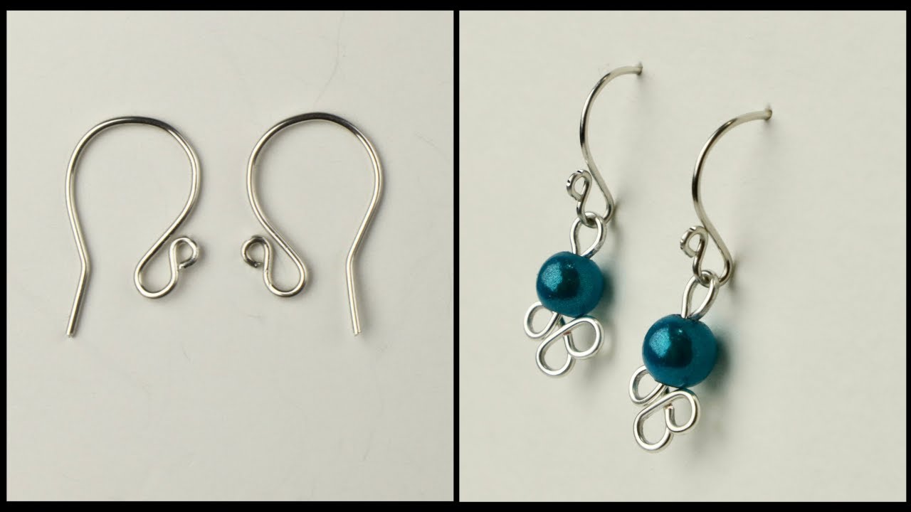 How to Make Simple Hypoallergenic Earring Hooks Jewelry Making Tutorial