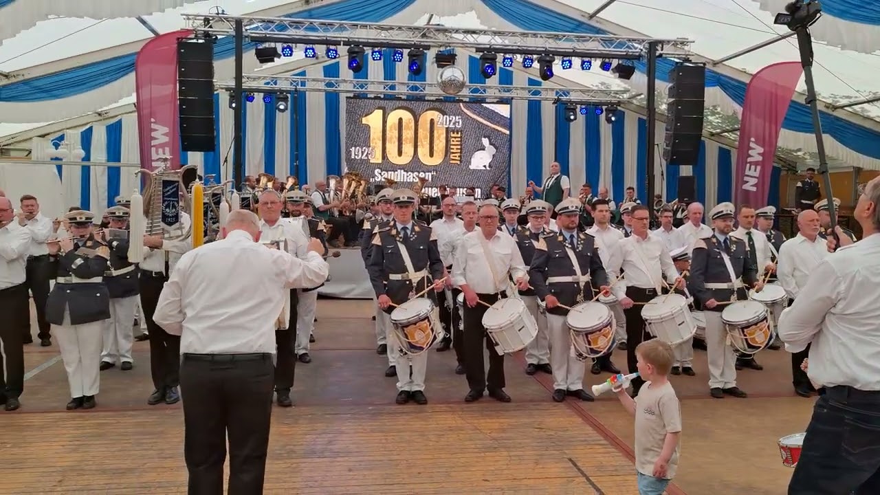 100 Jahre Tambourcorps Sandhasen Neuenhausen Deutschmeister Regimentsmarsch